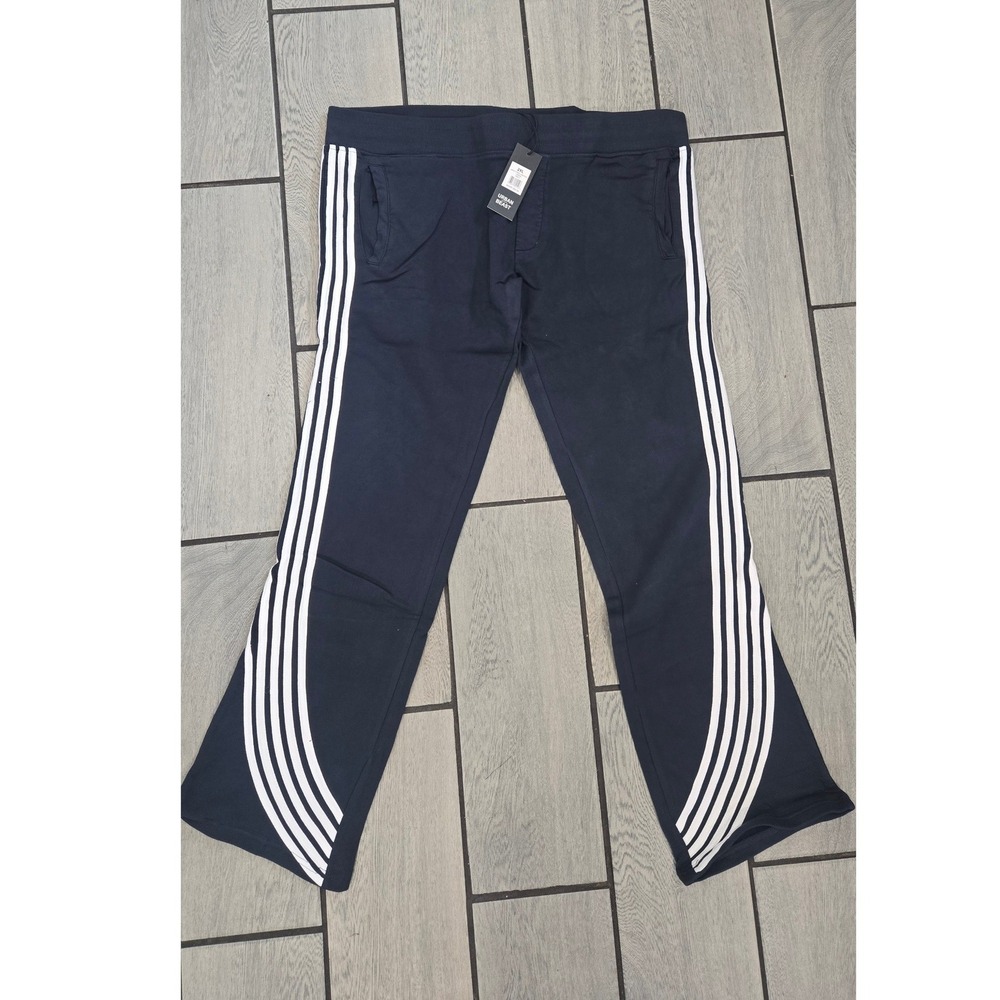 Urban Beast Mens Stripe Long Pant Navy Blue Sweatpants 2XL UB3024 NEW